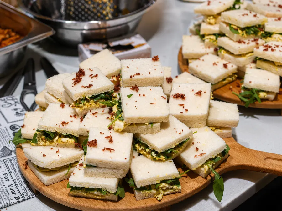 Sándwiches del catering BB&Food