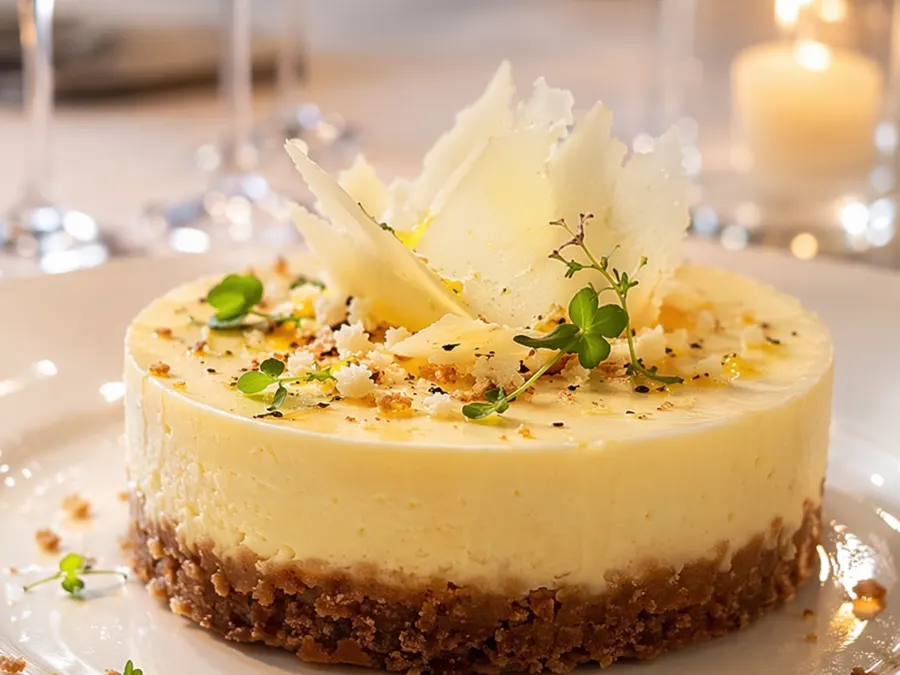 Tarta de queso del catering BB&Food